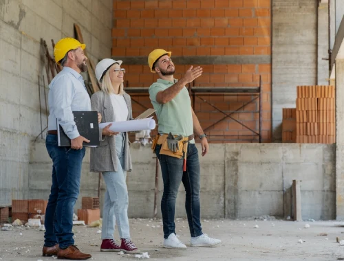 Construction project management and trade coordination for building works in Leicester